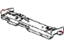 Mopar 68043498AE Crossmember Front Floor Front Seat, Rear, Right