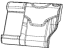 Mopar 6RU21LR5AA Cover Rear Seat Back 2ND Row Left