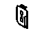 Mopar 4389578AA Striker Plate, Rear