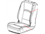 Mopar 1RU49DK2AA Cover Front Seat Cushion