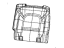 Mopar 7AR15BD3AA Cover Rear Seat Back Left