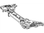 Mopar 68080591AE Crossmember Rear Suspension