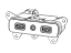 Mopar 68323664AD Media Center Hub Side USB Portion Auxiliary
