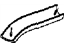 Mopar 55361311AB Upper Molding, Rear Driver Side