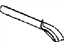 Mopar 55361372AB Side Molding, Passenger Side