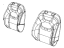 Mopar 6SS72CV5AD Cover Front Seat Back