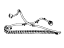 Mopar 68078881AB Wiring Sliding Door Track Left