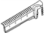 Mopar XC06XDVAA Sill Trim, Slate Gray, Passenger Side
