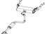 Mopar 68199079AA Pipe And Converter Exhaust