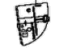 Mopar 5UW97DX9AB Bezel Paddle Switch Cover