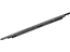 Mopar 5303660AC Weatherstrip Rear Door Belt Outer