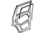 Mopar 55360936AF Weatherstrip Rear Door Glass Running