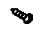 Mopar MF453316 Screw, Tapping 4X10