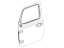 Mopar 68281042AE Outer Panel, Front Passenger Side