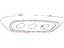 Mopar 5LM44DX9AA Bezel HVAC Includes Attach Clips