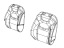 Mopar 7EH34LA3AA Cover Front Seat Back