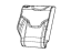 Mopar 7AE01DX9AB Cover Rear Seat Back 2ND Row Right