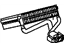 Mopar 68012632AA Evaporator Core, Rear