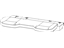 Mopar 68051172AA Seat Cushion Pad, Rear