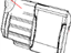 Mopar 1YX00DX9AA Cover Rear Seat Back Right