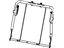 Mopar 68050771AA Seat Back Frame, Rear Driver Side