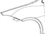 Mopar 68082972AB Panel Fender