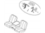 Mopar 5178109AA Seat Cushion Pad, Front Driver Side
