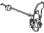 Mopar 55076165AB Latch Tailgate, Rear Driver Side