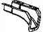Mopar 55277071AA Crossmember Front Seat Retention Rear Center, End Caps