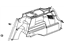 Mopar UM50BD1AD Panel Quarter Trim