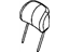 Mopar 1BC681J3AA Headrest, Rear Outer Passenger Side
