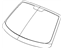 Mopar 68018348AA Windshield Shipping Assembly-30 Lite Glass