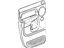 Mopar 1DB96BD5AA Pull Handle, Gray/Taupe, Rear Passenger Side