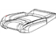 Mopar 5XM84DX9AA Cover Rear Seat Cushion Right
