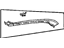 Mopar 5097976AA Drip Channel, Rear Passenger Side
