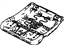 Mopar 4610165AB Seat Frame, Front Lower Driver Side