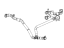 Mopar 68335897AC Outlet Hose, Front Outer
