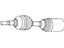 Mopar 5189278AA Axle Shaft Assembly, Front Passenger Side