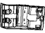 Mopar 4680641AA Head Air Bag Bracket, Front Driver Side