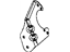 Mopar 55315003AB Intermed Shaft Bracket
