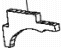 Mopar 68110408AC Silencer Fender To Hinge Pillar
