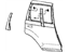Mopar 5288839AH Applique B Pillar Rear Door, Includes Weatherstrip
