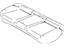 Mopar 1WU35DX9AA Cushion Rear Seat Foam And Cover