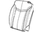 Mopar 1UM95DW1AA Cover Front Seat Back