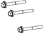 Mopar 6510208AA Trans Mount Bracket Bolt