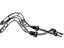 Mopar 68227371AA Cable Inside Lock Cable Rear Door