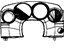 Mopar 68041074AA Cluster Bezel