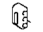Mopar MB668684 Clip, Brake Fluid Line 1995