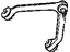 Mopar 52106577AA Arm Upper Control Front