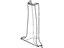 Mopar 5HN04BD1AD Lower Center Pillar Trim, Light Gray, Passenger Side